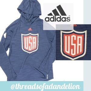 Adidas World Cup Of Hockey Long Sleeve Hooded Top